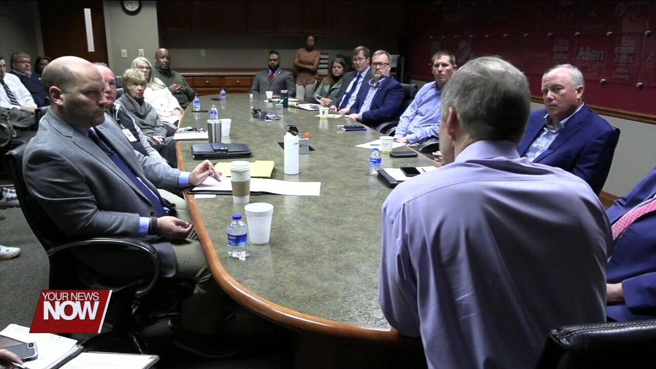 Congressman Jim Jordan makes a stop in Lima to speak with area business leaders